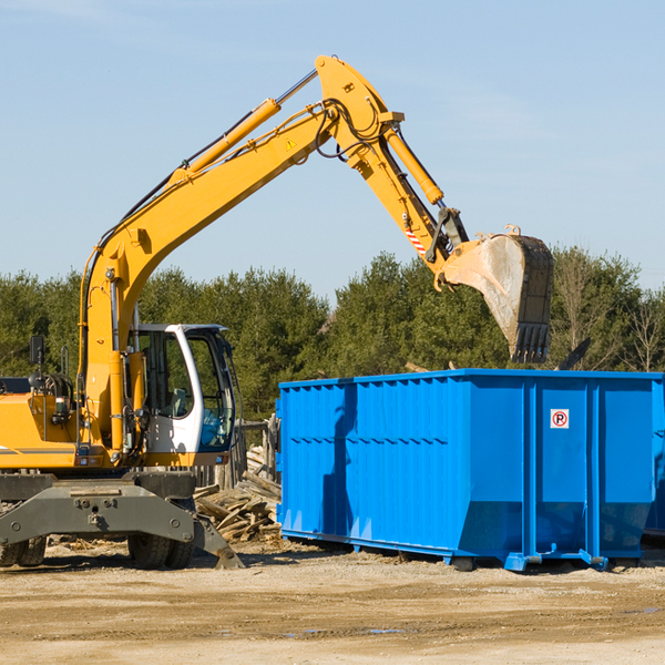 how many times can i have a residential dumpster rental emptied in Valley Center California